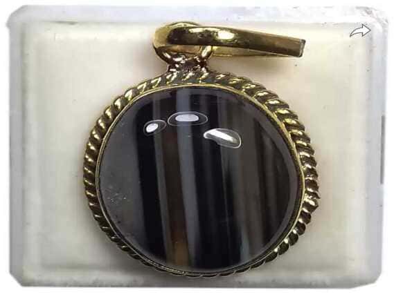 Manufacturer, Exporter, Importer, Supplier, Wholesaler, Retailer, Trader of Black Haqik Pendant in Noida, Uttar Pradesh, India.